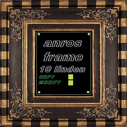 Frame black gold Fiorentina RPS