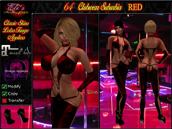 64 Suburbia Red For Lolas Tango  Eli's