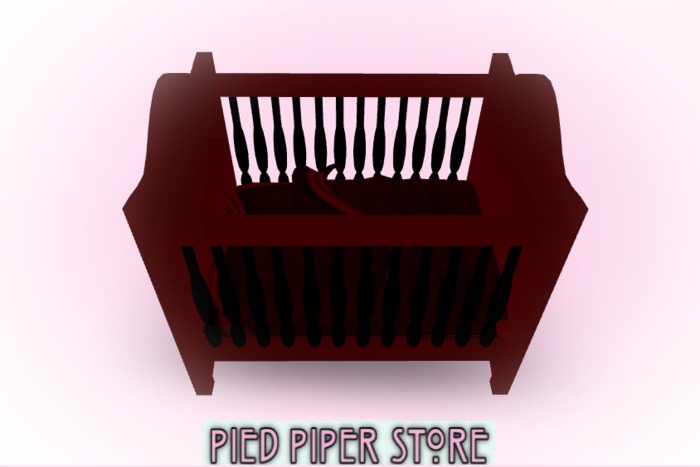 Pied Piper Gothic Mesh Crib