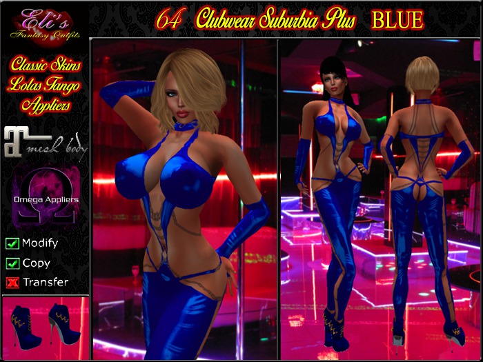 64 Suburbia Plus Blue For Lolas Tango Eli's