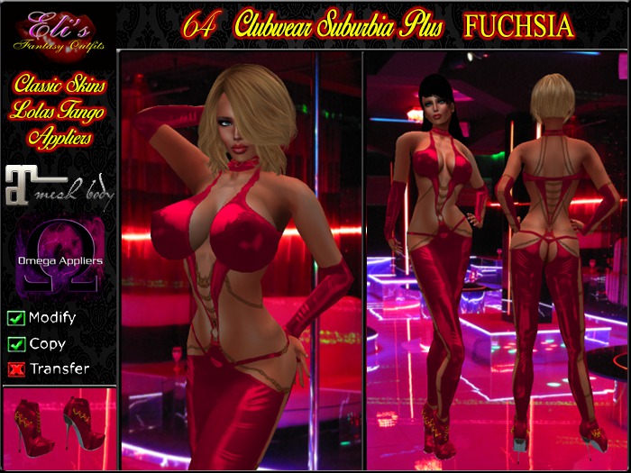 64 Suburbia Plus Fuchsia For Lolas Tango Eli's