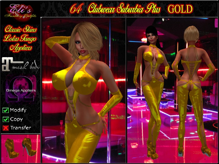 64 Suburbia Plus Gold For Lolas Tango Eli's