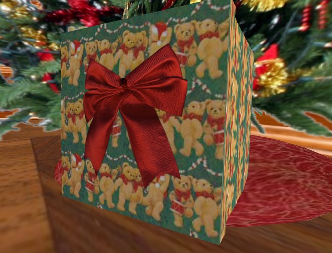 Teddy Bear Christmas Gift Box Set of 4