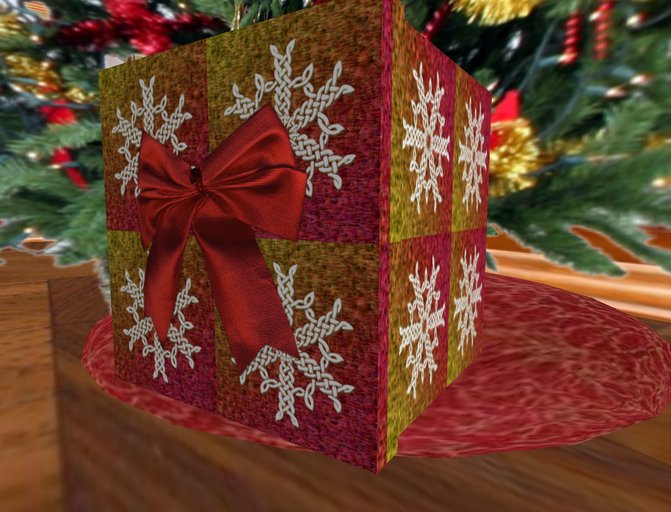 Red Snowflake Christmas Gift Box Set-3