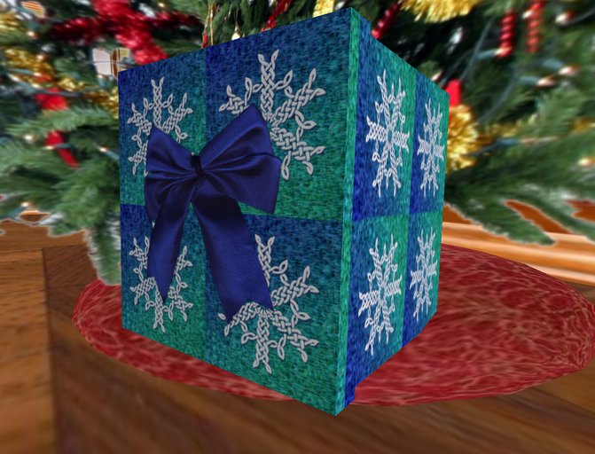 Green Snowflake Christmas Gift Box Set-3