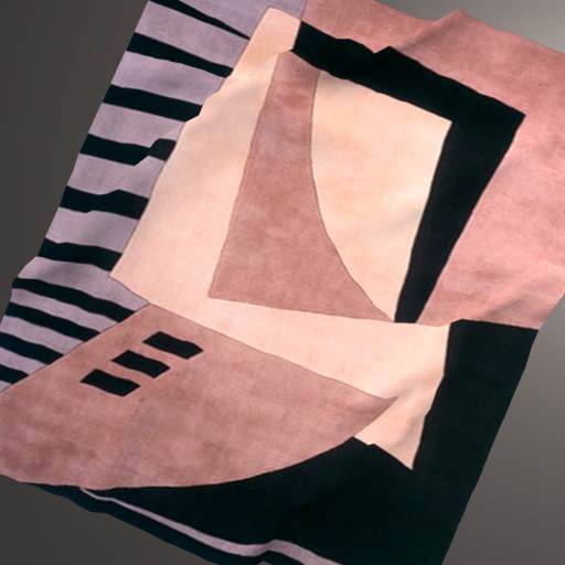 Pink & Black Rug By Palomma