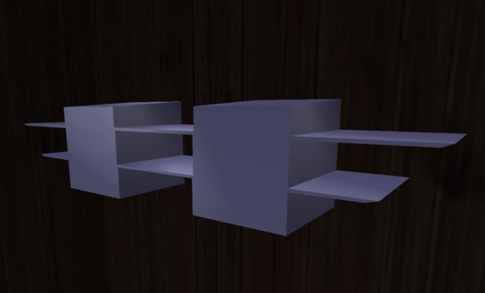Light Purple Wing Shelves