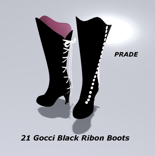 21 BLACK RIBON BOOTS BOX
