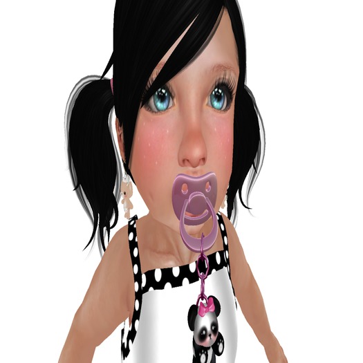 Shawty binky panda Pink light