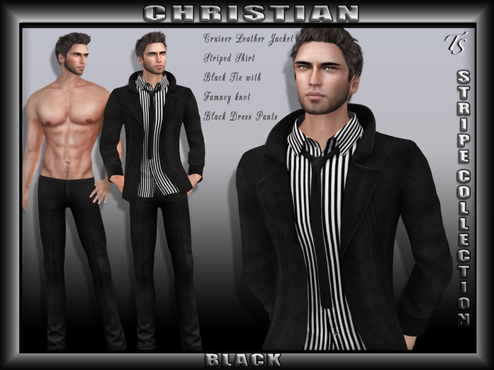 TS-Mens-Christian-Stripe-Collection#1-Black