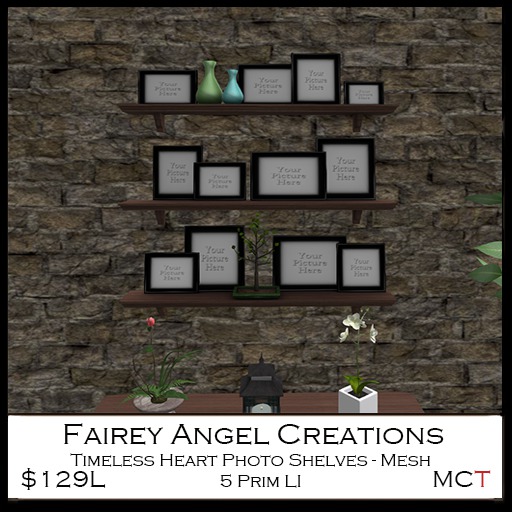 FAC Timeless Heart Photo Shelves 129L