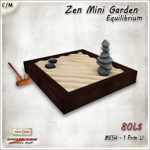 [Ginger Line] Zen Mini Garden Trio COPY - (BOX)