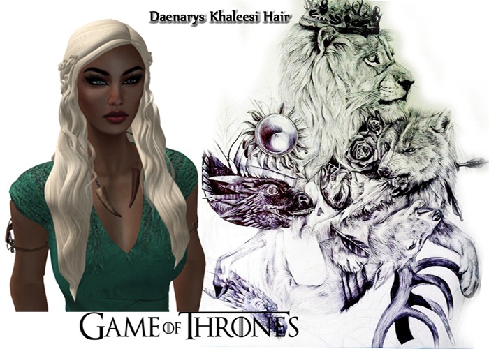 *Chez Lou * Daenerys Targaryen Khaleesi  Hair