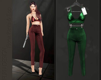 [FLRN] Fiona Pants & Top Green