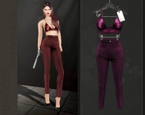 [FLRN] Fiona Pants & Top Pink
