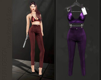 [FLRN] Fiona Pants & Top Purple
