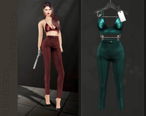 [FLRN] Fiona Pants & Top Turquoise