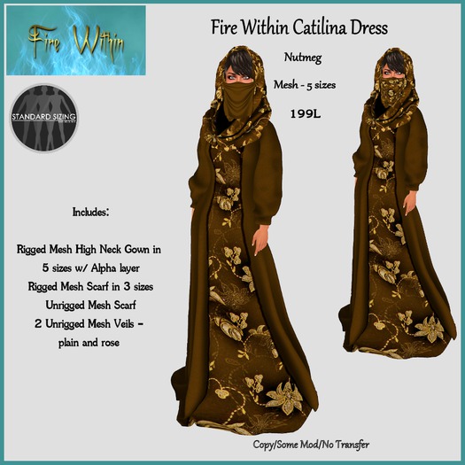 *FW* Catilina Dress - Midnight
