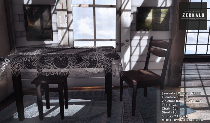 [ zerkalo ] Moscow Nights - Table