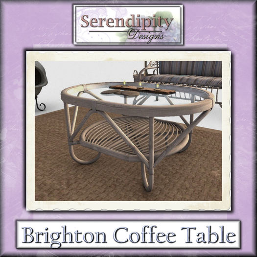 Serendipity Designs - OD - Brighton - Coffee Table (boxed)
