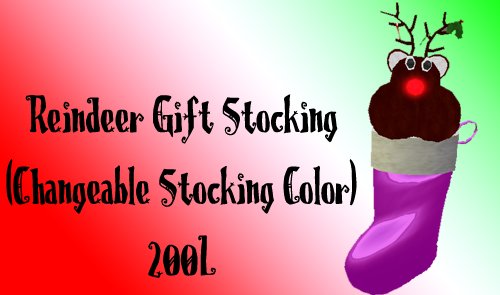 Fubar Reindeer Gift Stocking