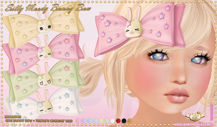 :*BABY*: Moody Bunny Bow  ಠ_ಠ