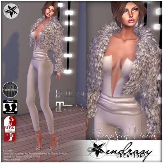 :::KC::: Jump Suit Vicius Nude