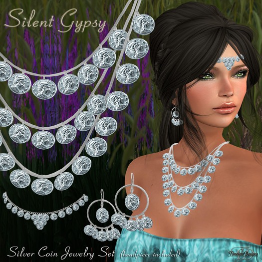 Silent Gypsy Silver Jewelry Set