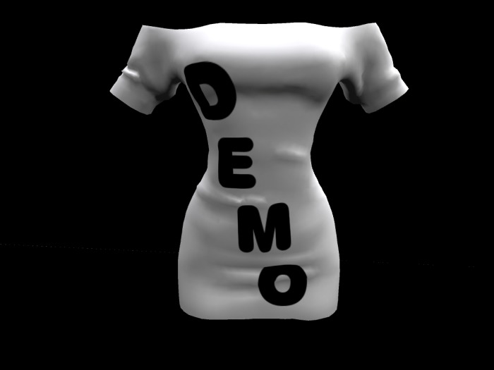 DEMO Off Shoulder Mini *drop and touch