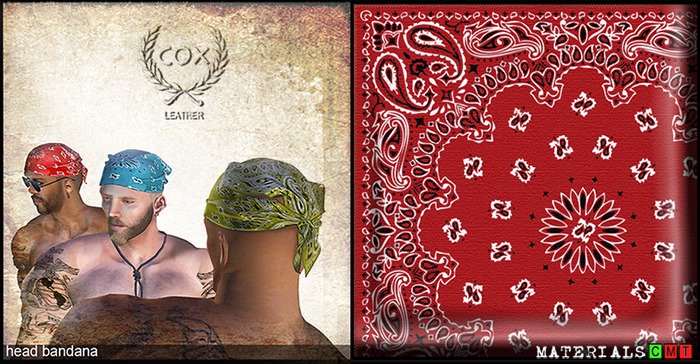 *COX* Bandana RED