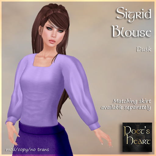 Poet's Heart - Sigrid Blouse - Dusk