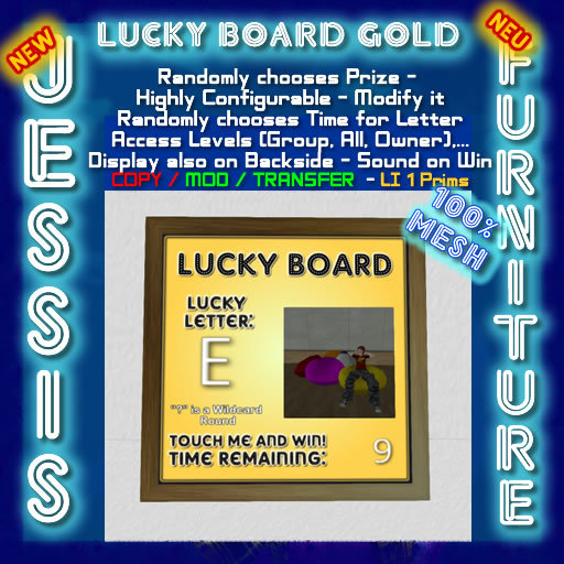 Lucky Board Black Copy Box