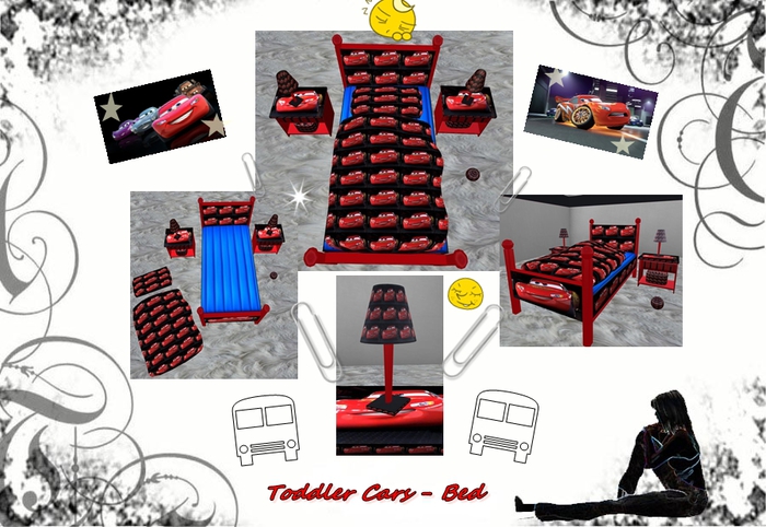 *Toddler - Bed Red*