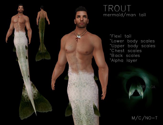 ::NERALGA:: TROUT - Mermaid Tail