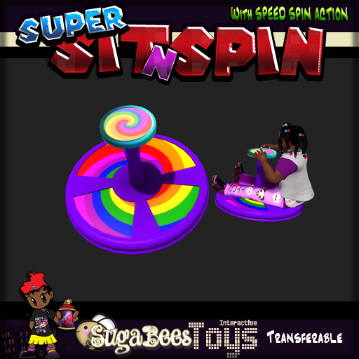 [SugaBees] [ LIFE ] Sit n Spin - Blue