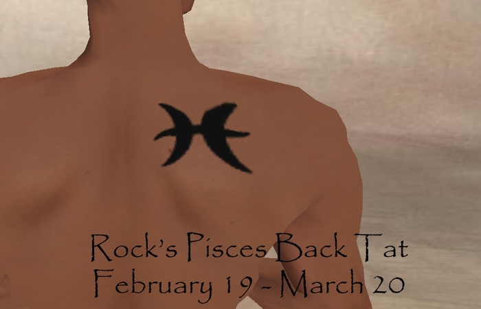 Rock's Pisces Back Tat (boxed)