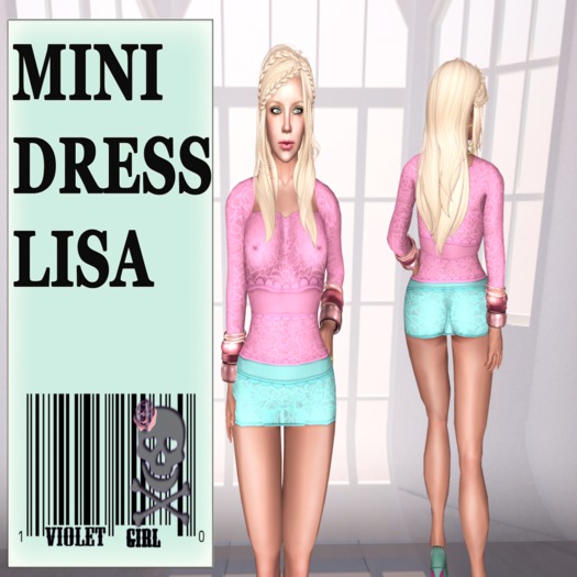 [VIOLET GIRL] MINI DRESS LISA