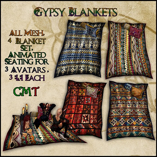 Gypsy Blankets - 4 Pack