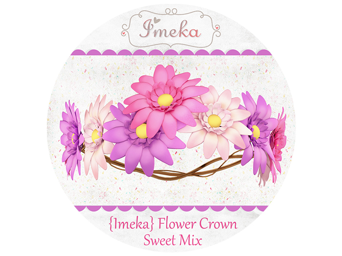 {Imeka} Flower Crown - Sweet Mix