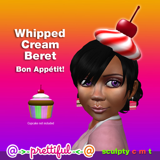 @~>~ PrettiFuL ~<~@ Beret [ Strawberry Vanilla ]