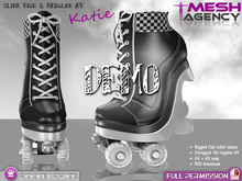 Slink High & REGULAR AV Roller Skates "Katie" - POCKET PRICE - DEMO