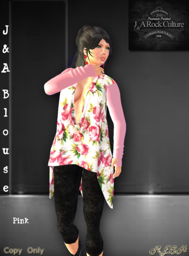 J&A Blouse Pink T