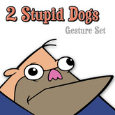 Hephy Z's Awkward Gesture Set:  2 Stupid Dogs (56 gestures)