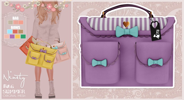 ninety - Summber Bag Purpple  