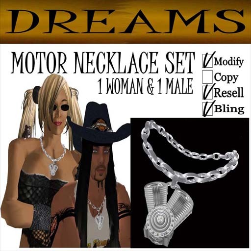 Jewelry - MOTOR NECKLACE SET