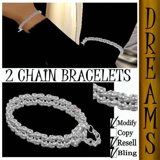 Jewelry - 2 CHAIN BRACELETS 