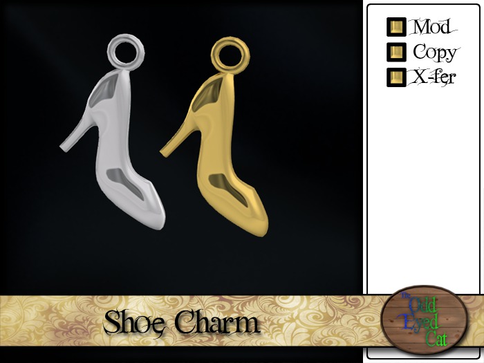 >^OeC^< Findings - Shoe Charm