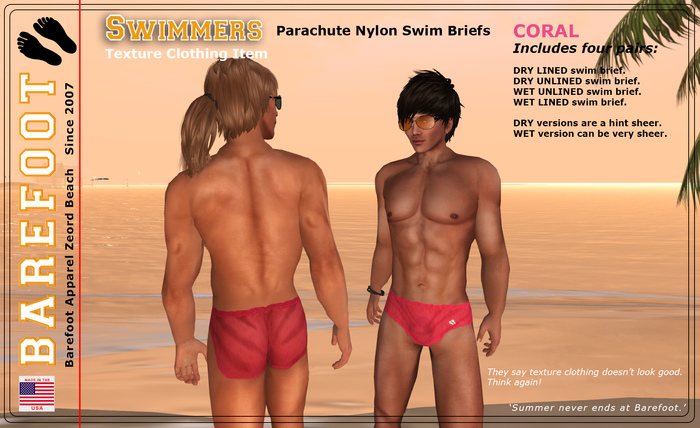 CORAL Parachute Swim Briefs