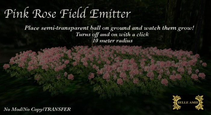Belle Amie ~Pink Rose Field~ Emitter