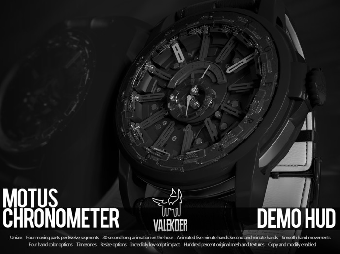 [VALE KOER] MOTUS CHRONOMETER DEMONSTRATION HUD